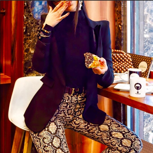 Zara Denim - Zara snake skinny jeans, flash sale last one